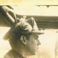 Gilmore in cockpit