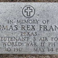 Grave of 1st Lt Thomas Rex Francis