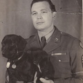USAAF T/Sgt with Dogs