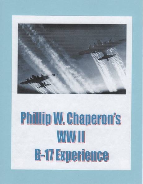 Phil Chaperon experience WW2 cover page.jpg