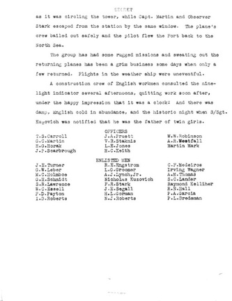 (3) 18TH WEATHER DETACHMENT 106 UNIT HISTORY - PAGE 2 OF 2