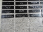 Mazer Chapel, Memorial Plaques for Ray LaRue and James Schuricht