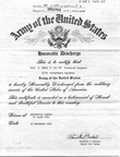 Honorable Discharge Paper for Paul Meehl, 547th BS
