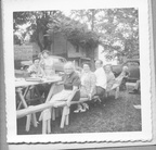 Family picnic in Branchville, Sussex County, NJ. 