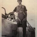 Philip Bern in flight training