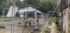 Thankfully the Gazebo was on site