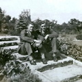 Everitt Barnes, left and Edward Barnes, Wicksteed Park, 1944