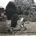 Everett Barnes in Wicksteed Park, 1944