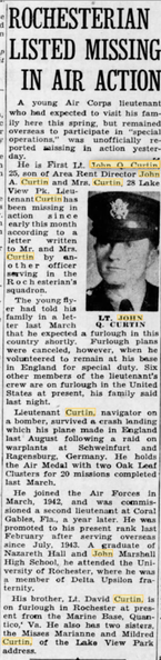 John Q. Curtin Newspaper Clip.png