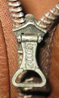 Close up of Zipper