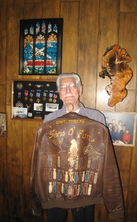 D. Brooks with his A2 Jacket