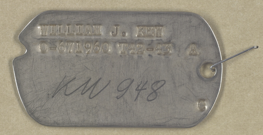 William J.Kew, ID Tag