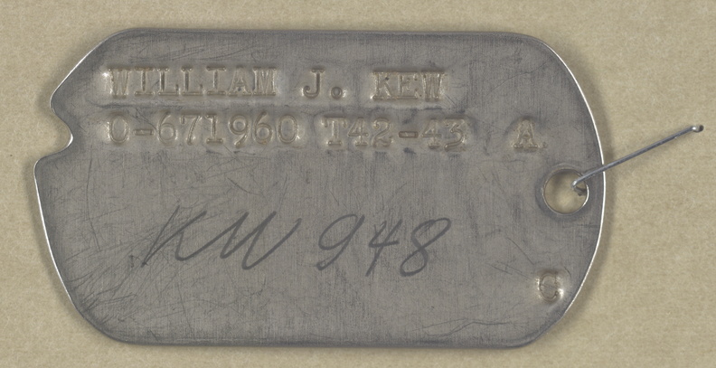 William J.Kew, ID Tag.jpg