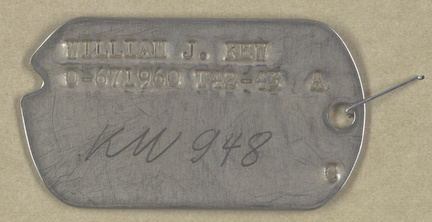 William J.Kew, ID Tag