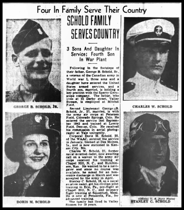 Schold Family WWII