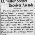 Wilbur Soester, Award