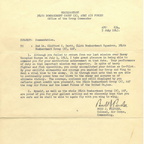 Clifford Dartt letter from Budd J. Peaslee