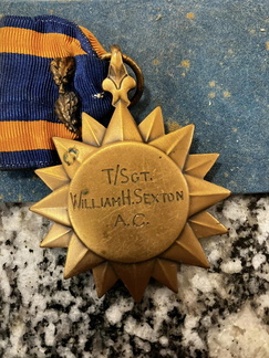 William H. Sexton Air Medal Rear