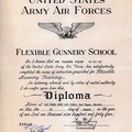 Thaddeus Polowy Flexible Gunnery School Diploma 8.12.1944
