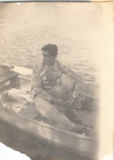 Andres in a boat
