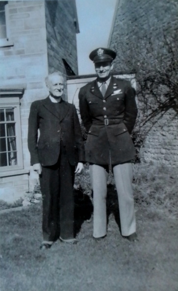 Rector Lessey and Unknown Officer, February 1944
