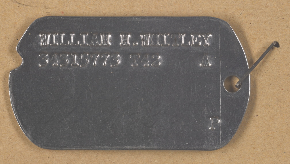 William M. Whitley ID Tag