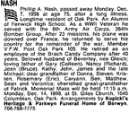 Phillip A. Nash, Obituary