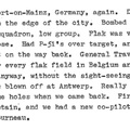 Purdy Diary, EXCERPT, 23rd Mission