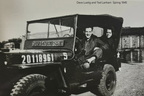Dave Lustig and Ted Lanham Spring 1945 (281 visits) Photo from RAF Grafton Underwood WWII Memories, Paul Teal. Dave Lustig and Ted Lanham Spring 1945