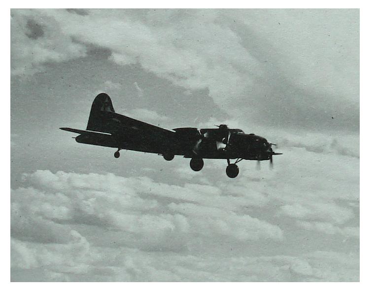 B-17 landing
