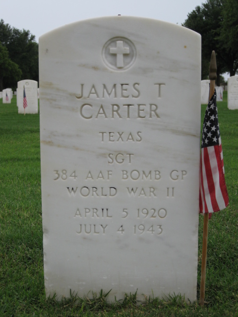 James T. Carter, Ball Turret Gunner