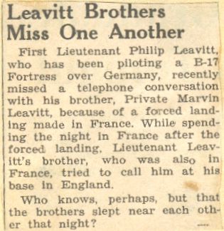 Newspaper - Leavitt Brothers